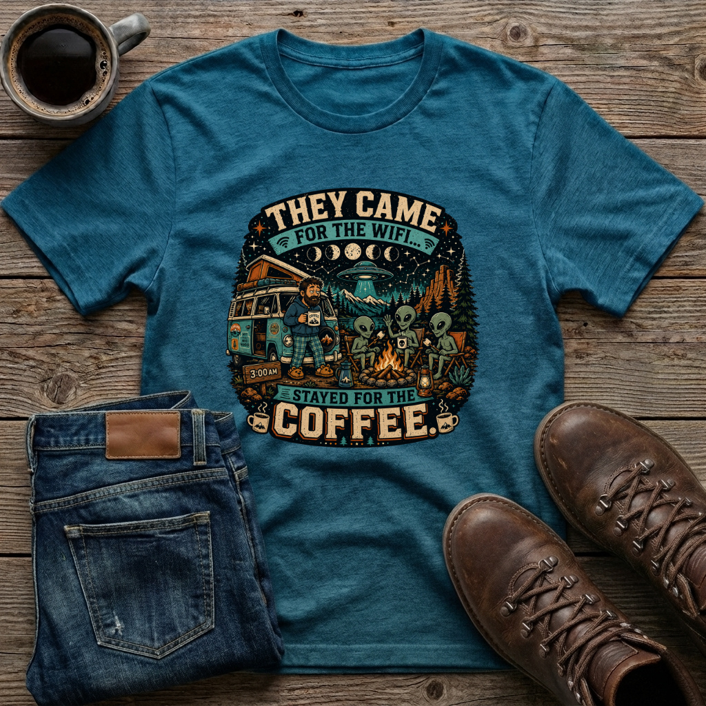 They Came For The Wifi T-Shirt