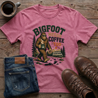 Bigfoot Needs Coffee Too T-Shirt