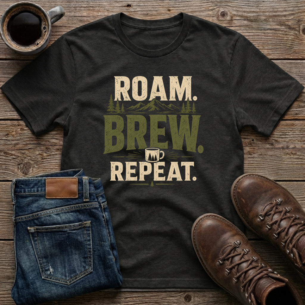 Roam Brew Repeat T-Shirt