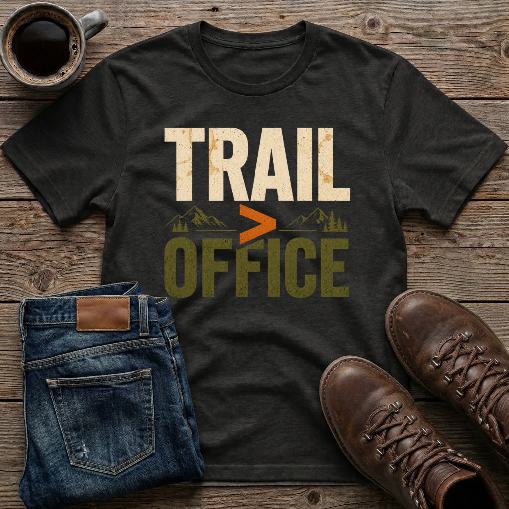 Trail Bigger Than Office T-Shirt