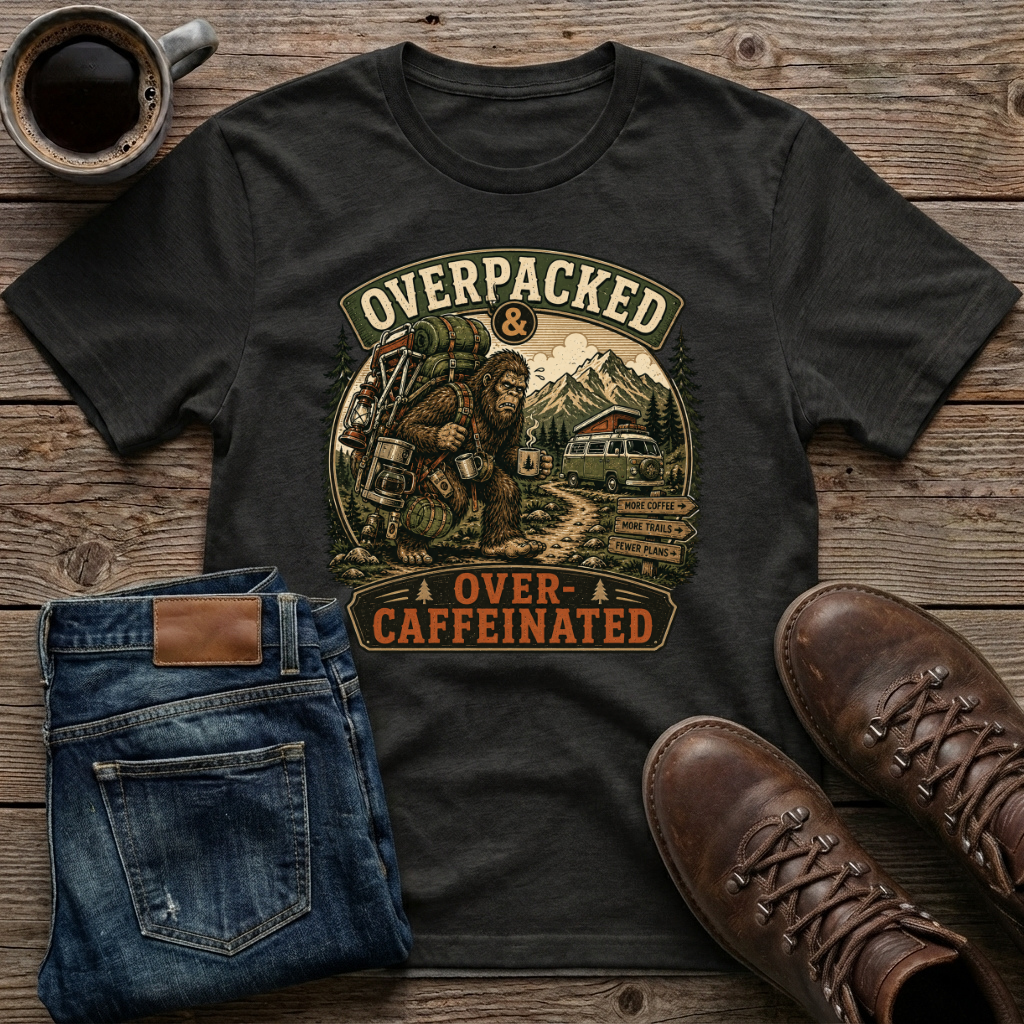 Overpacked Over-Caffeinated T-Shirt