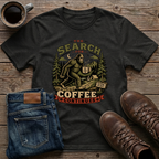The Search For Coffee Continues T-Shirt