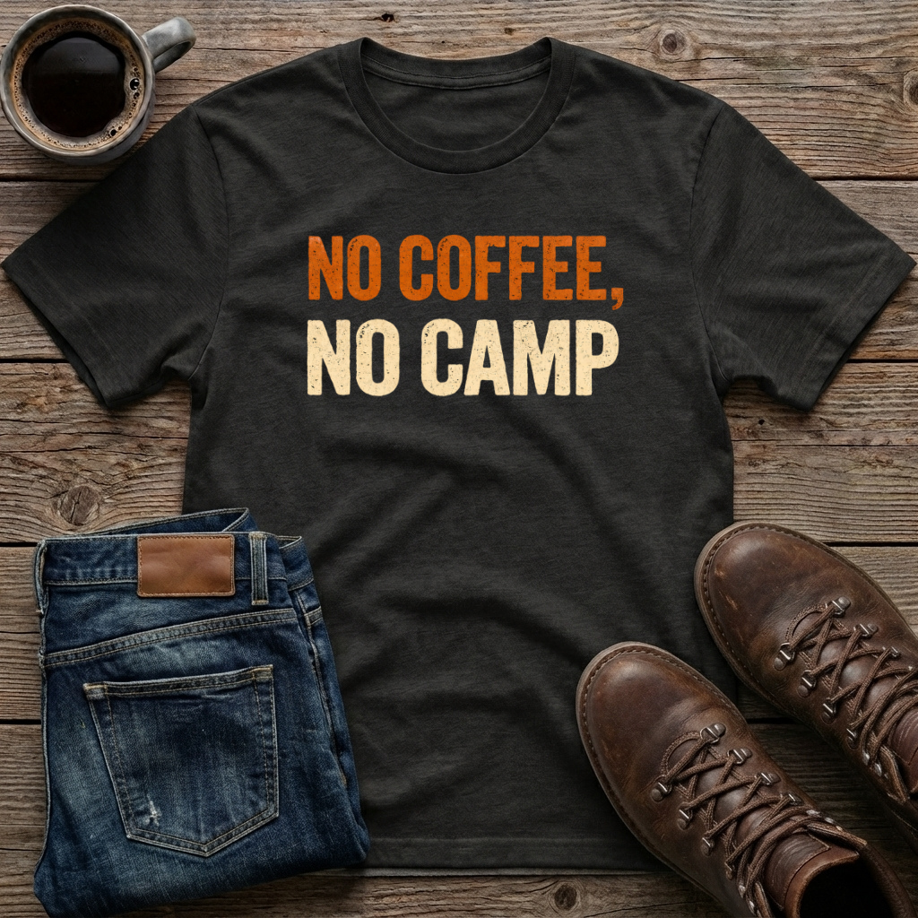 No Coffee No Camp T-Shirt