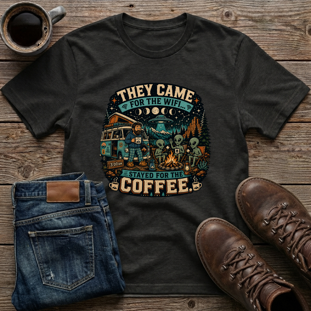 They Came For The Wifi T-Shirt