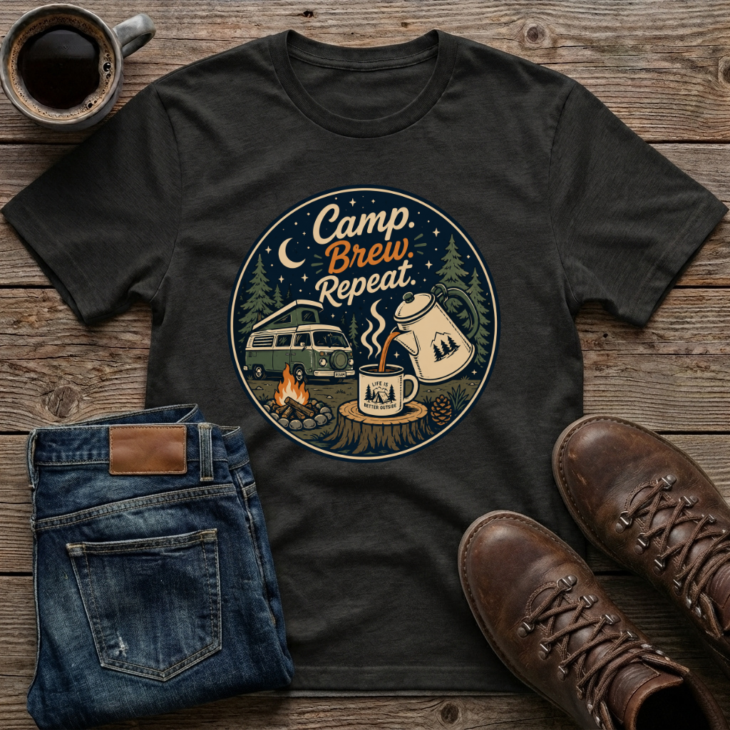 Camp Brew Repeat T-Shirt