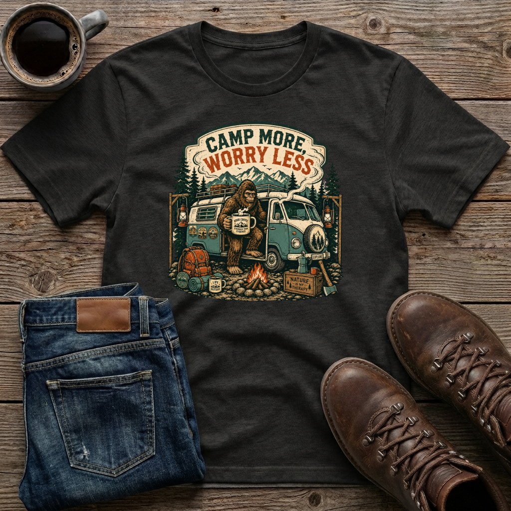 Camp More Worry Less 2 T-Shirt
