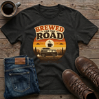 Brewed For The Road Miles & Mornings 2 T-Shirt