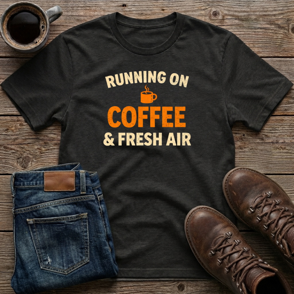 Running on Coffee & Fresh Air T-Shirt