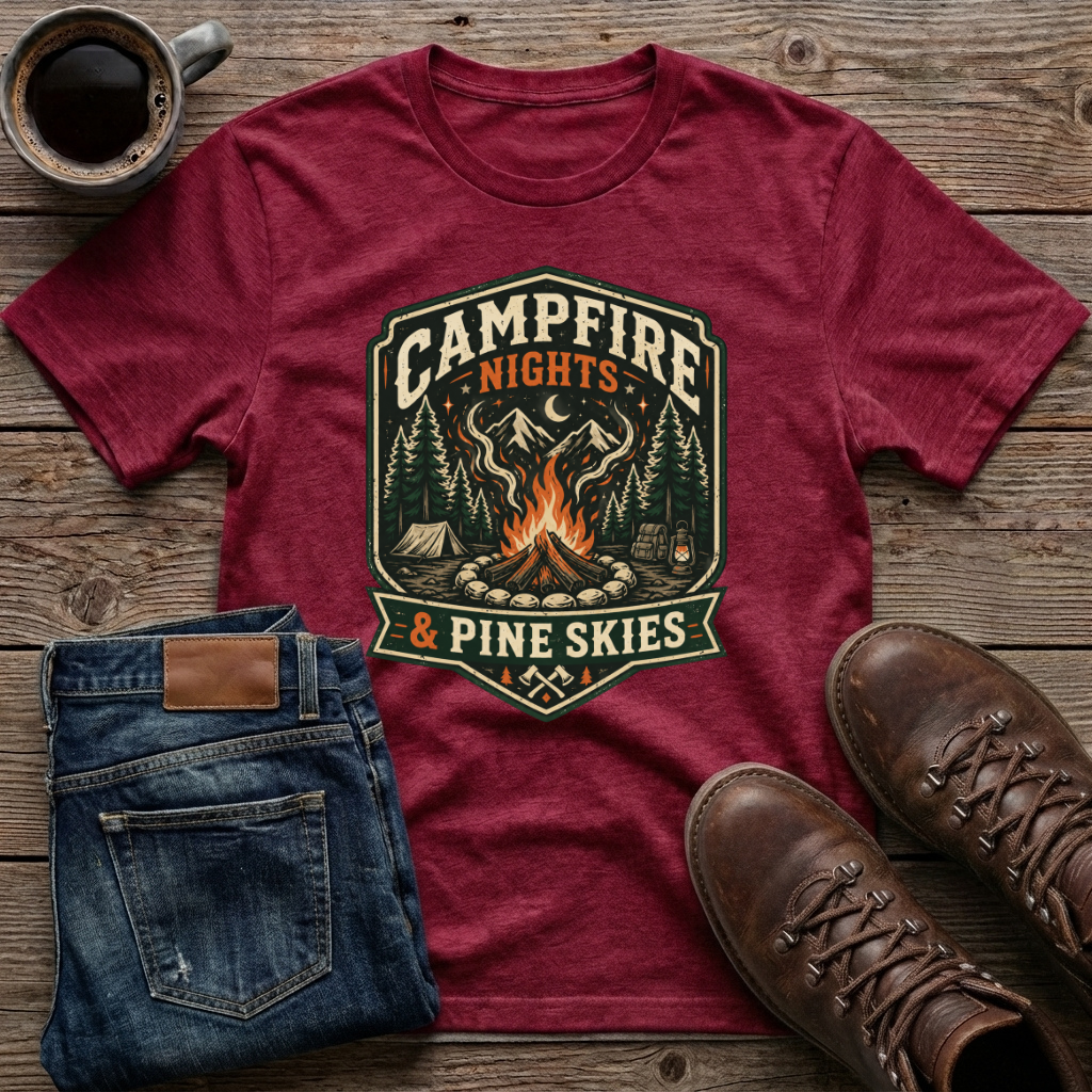 Campfire Nights & Pine Skies T-Shirt