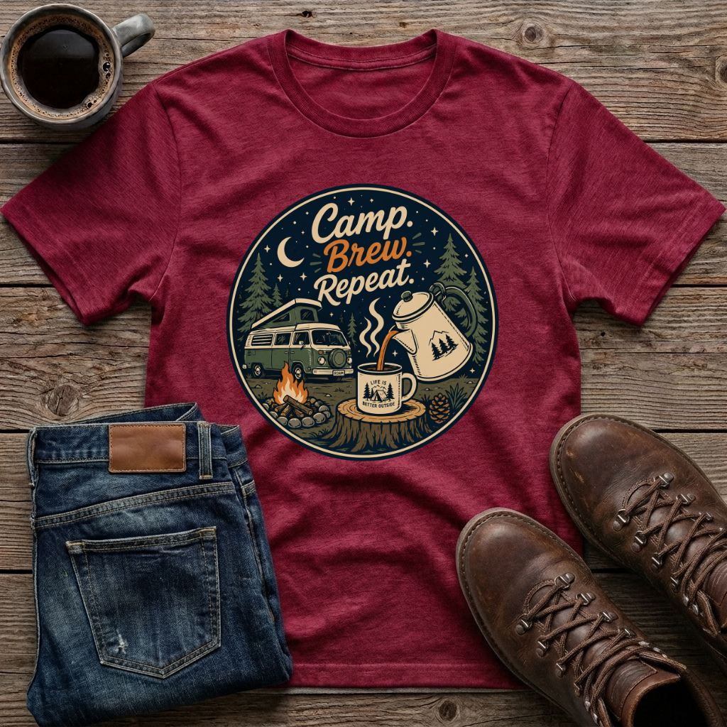 Camp Brew Repeat T-Shirt