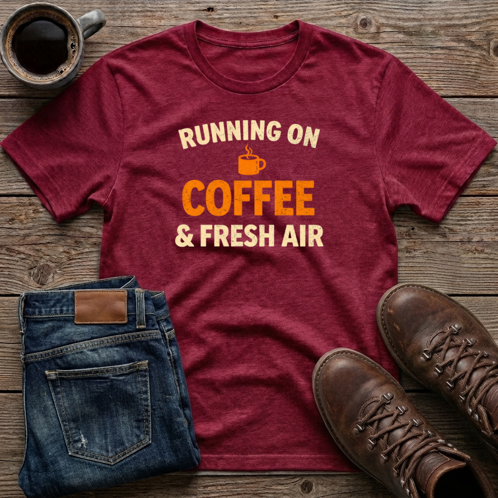 Running on Coffee & Fresh Air T-Shirt