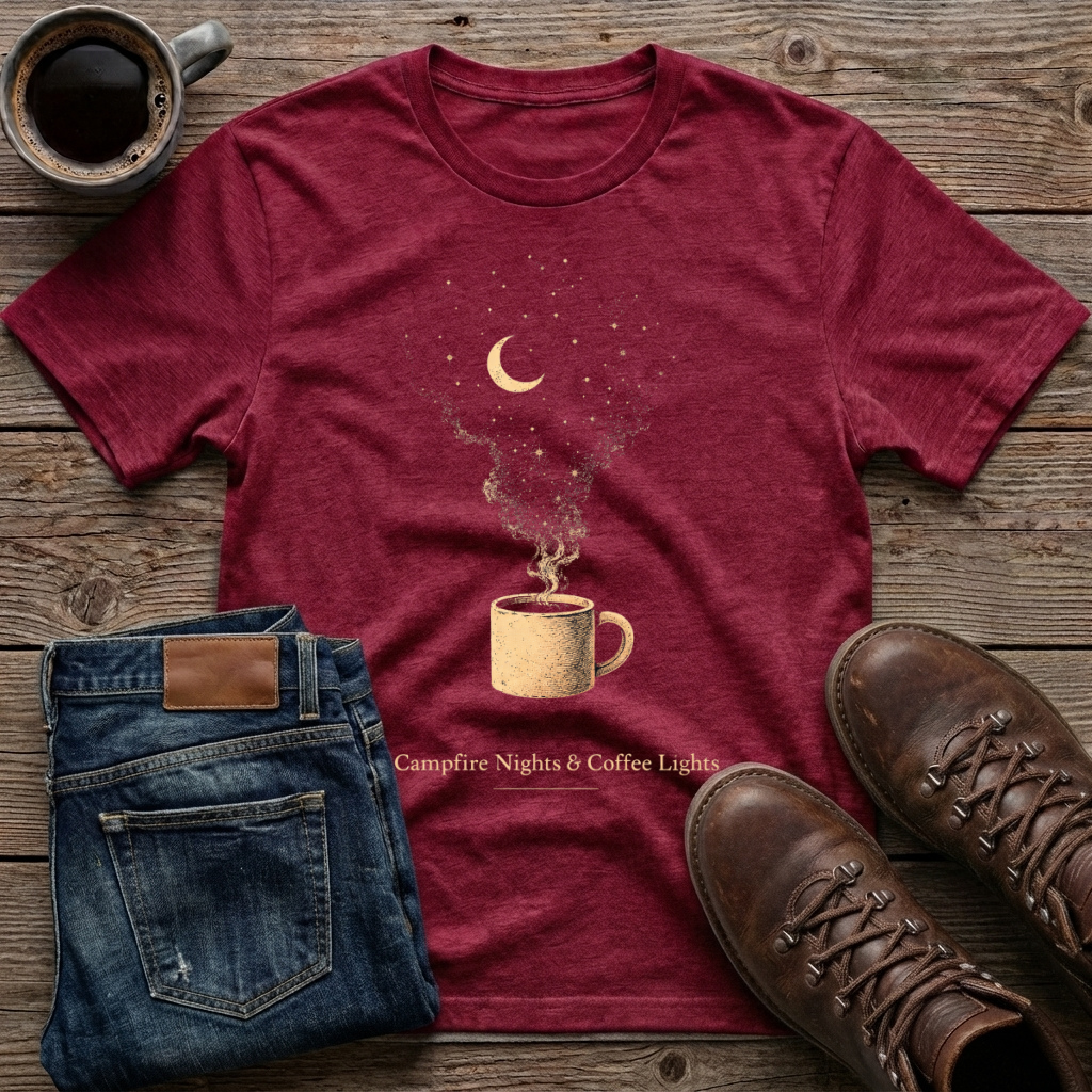 Campfire Nights & Coffee Lights T-Shirt