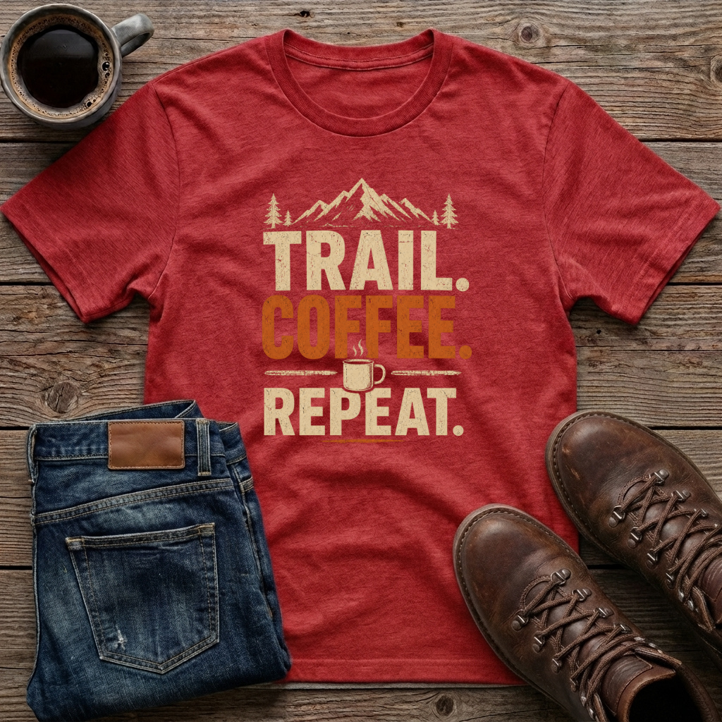 Trail Coffee Repeat T-Shirt