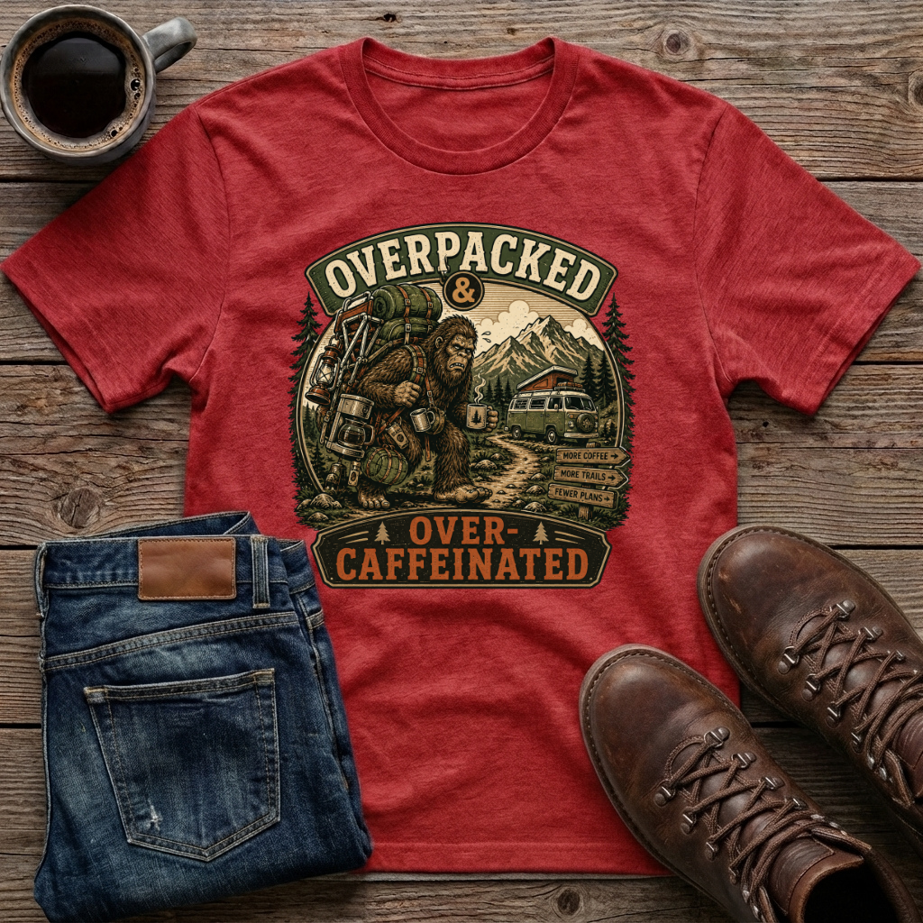 Overpacked Over-Caffeinated T-Shirt