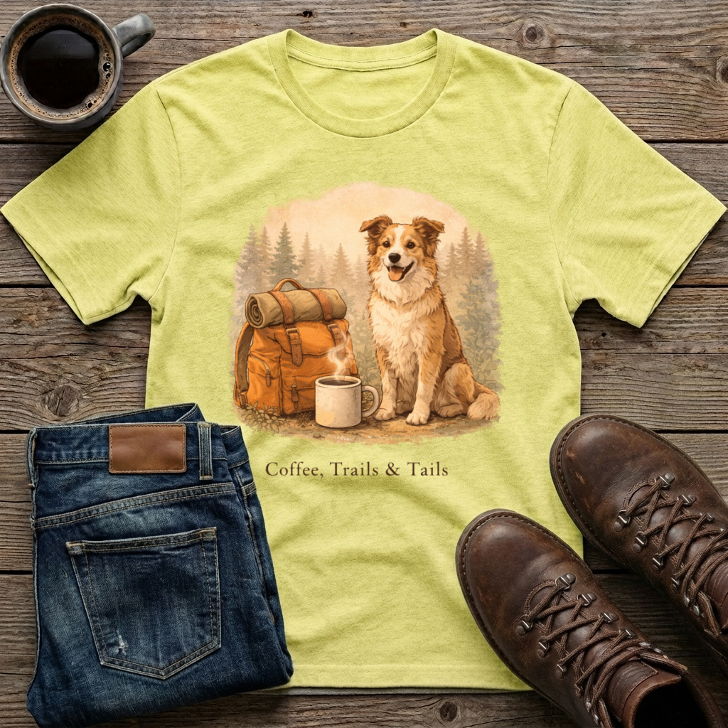 Coffee Trails & Tails T-Shirt