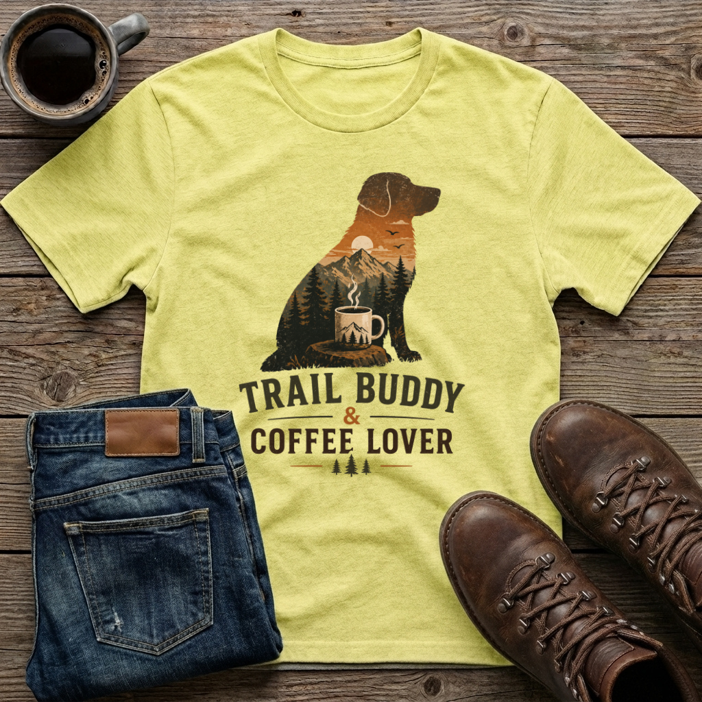 Trail Buddy & Coffee Lover T-Shirt
