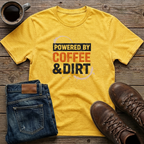 Powered by Coffee & Dirt T-Shirt