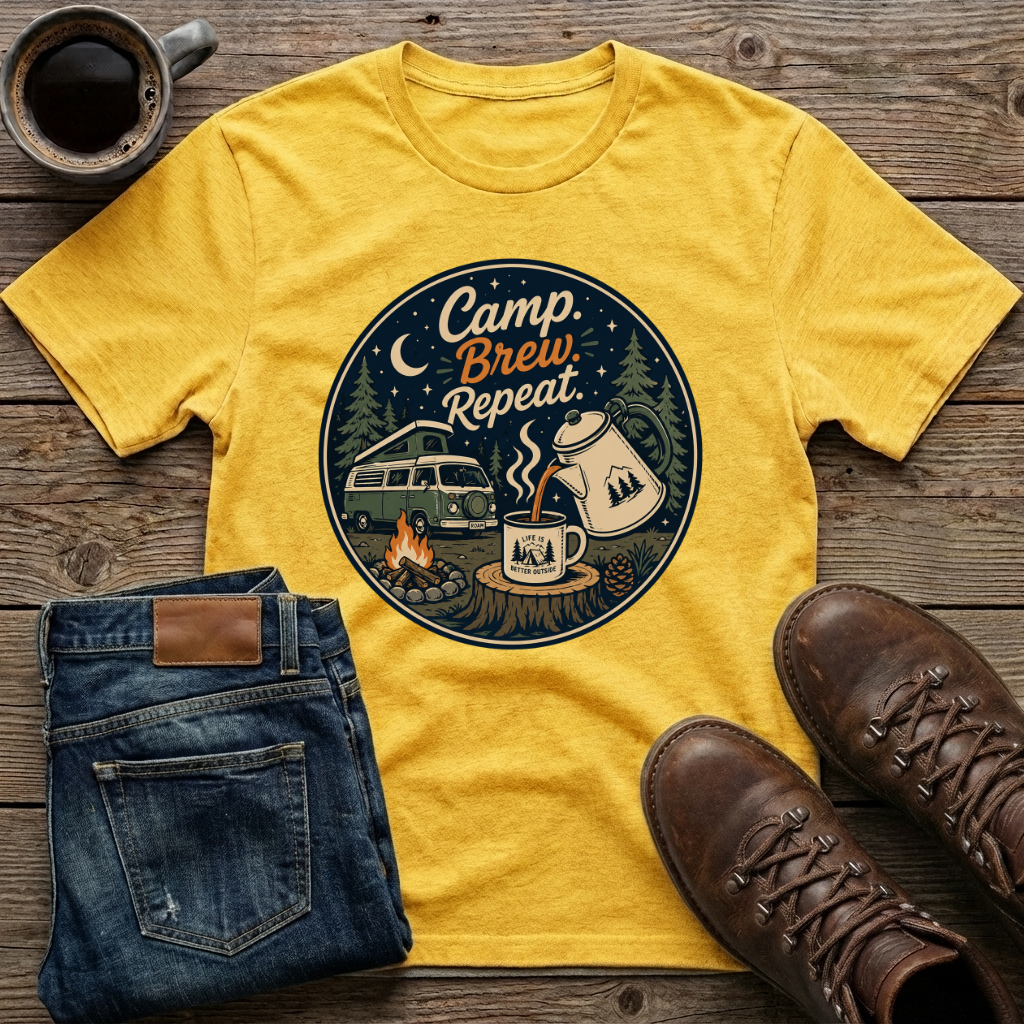 Camp Brew Repeat T-Shirt