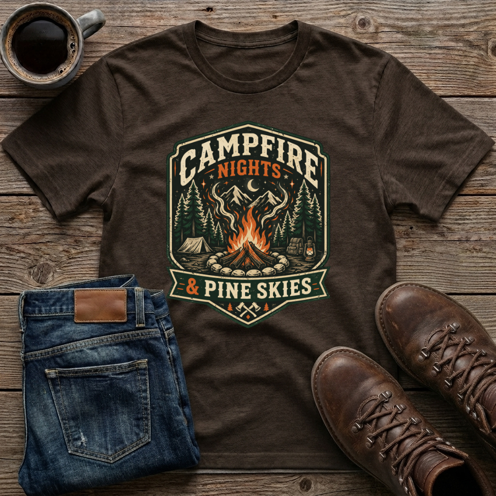 Campfire Nights & Pine Skies T-Shirt