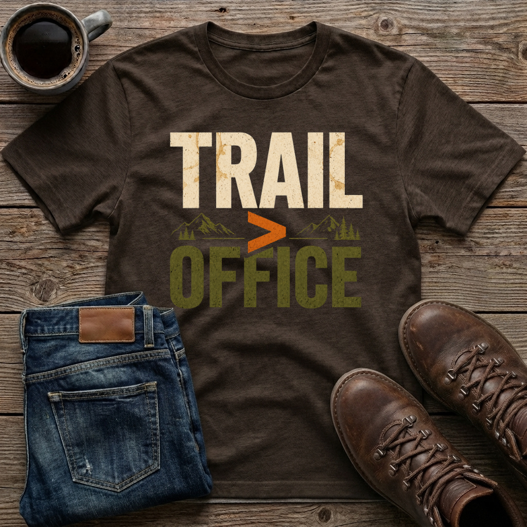 Trail Bigger Than Office T-Shirt