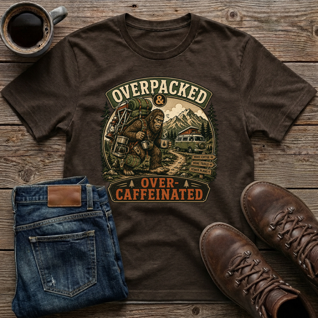 Overpacked Over-Caffeinated T-Shirt