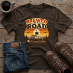 Brewed For The Road Miles & Mornings 2 T-Shirt