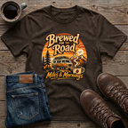 Brewed For The Road Miles & Mornings T-Shirt