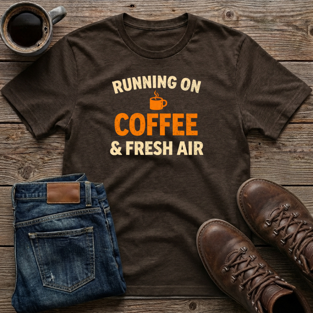Running on Coffee & Fresh Air T-Shirt