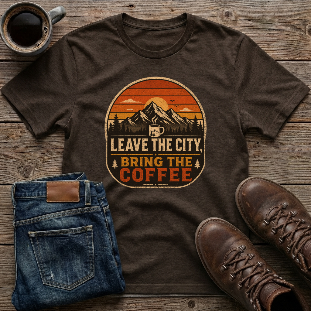 Leave The City Bring The Coffee T-Shirt