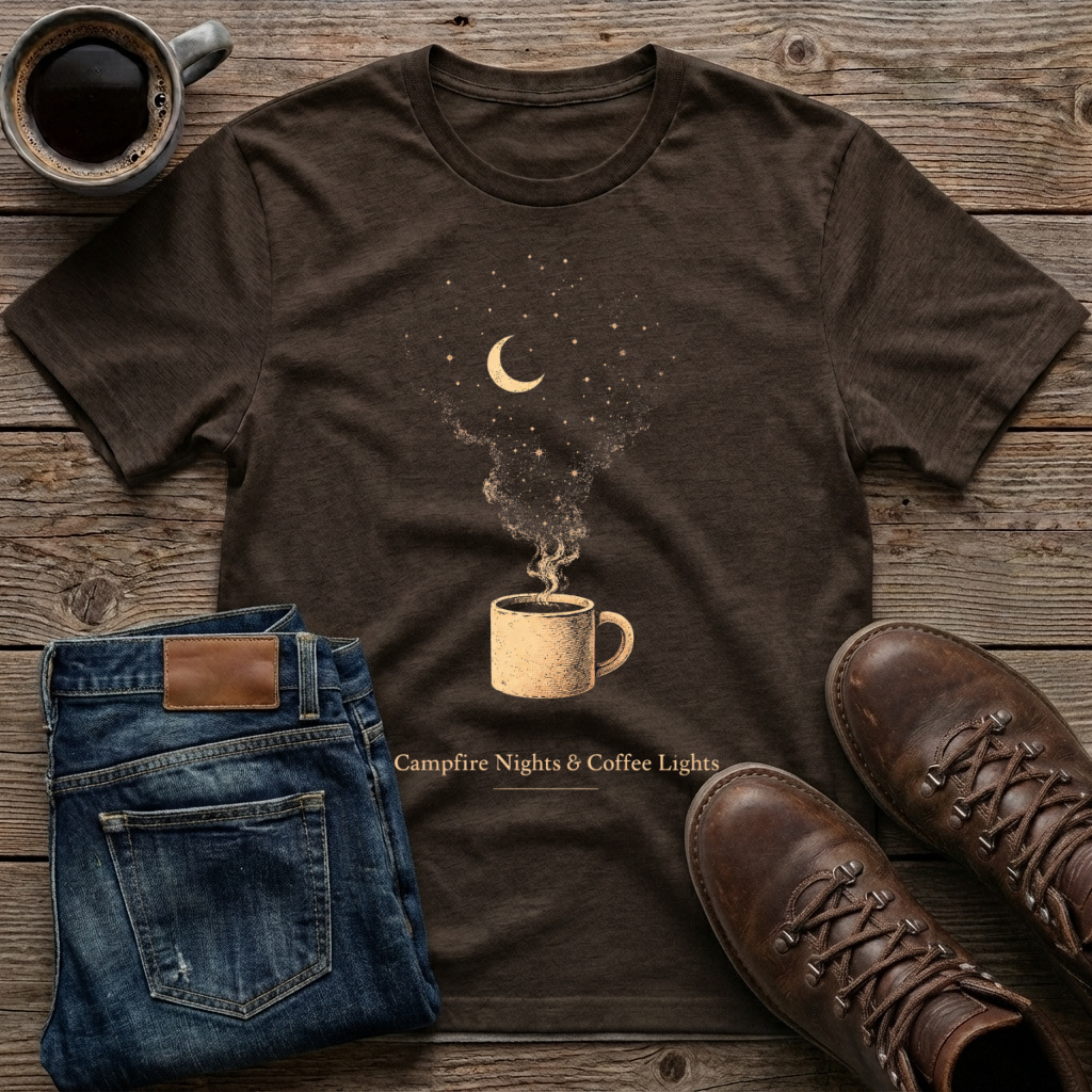 Campfire Nights & Coffee Lights T-Shirt