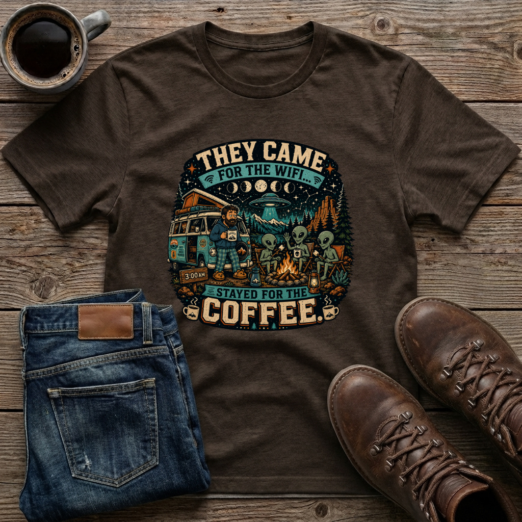 They Came For The Wifi T-Shirt