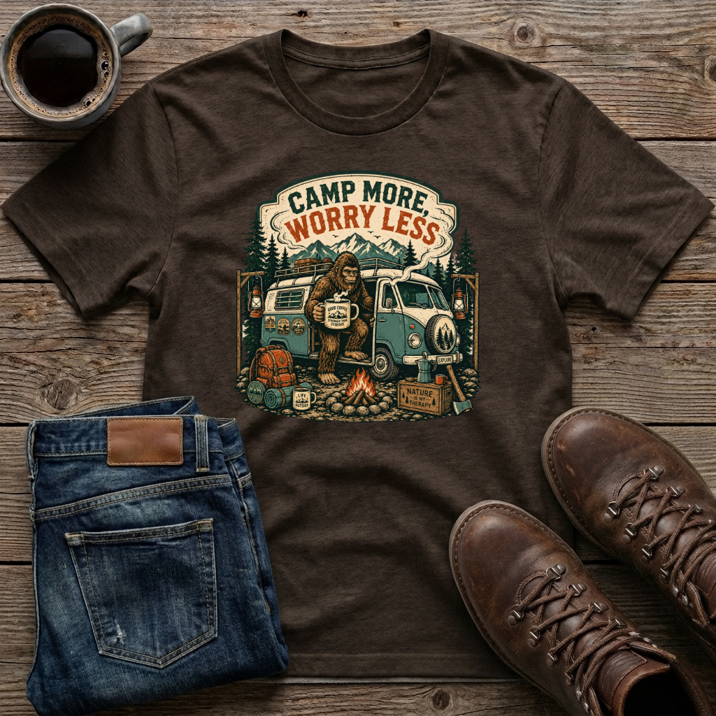 Camp More Worry Less 2 T-Shirt