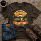 Fueled by Campfires & Caffeine T-Shirt