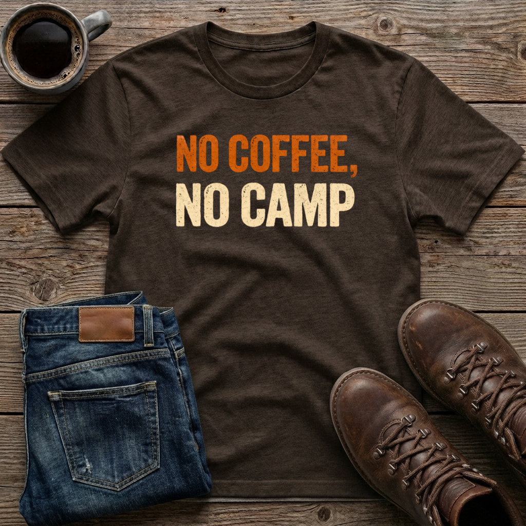 No Coffee No Camp T-Shirt