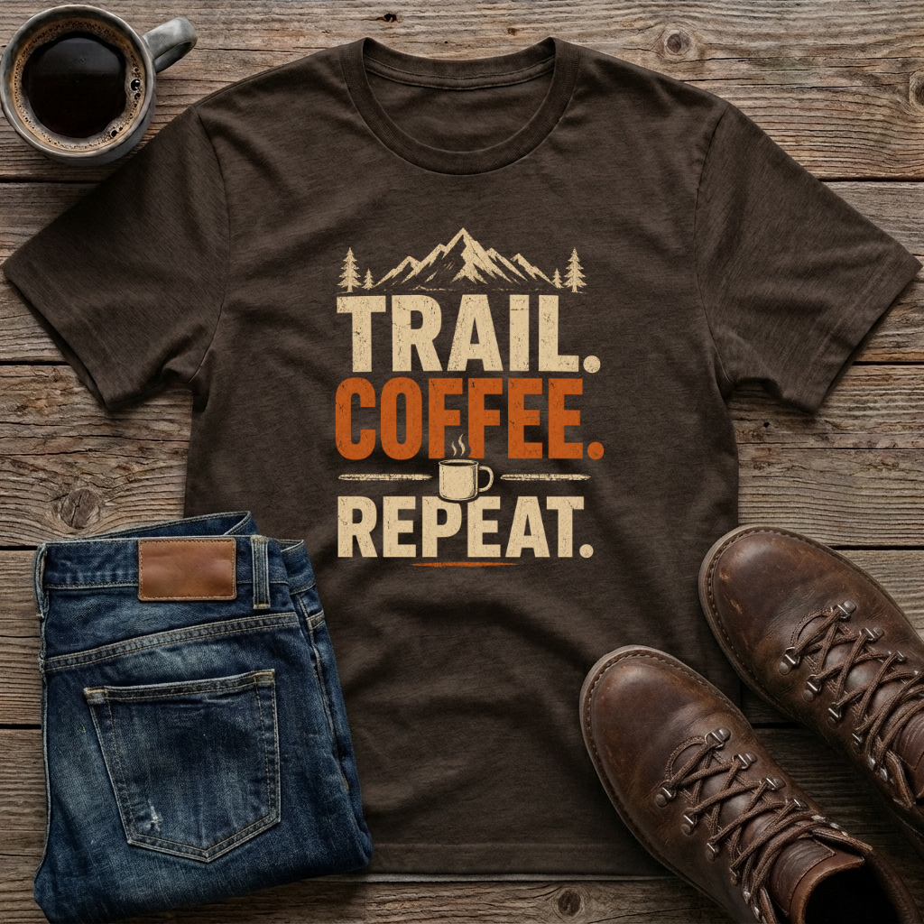 Trail Coffee Repeat T-Shirt