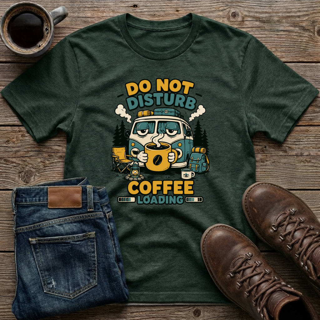 Do Not Distrurb Coffee Loading T-Shirt