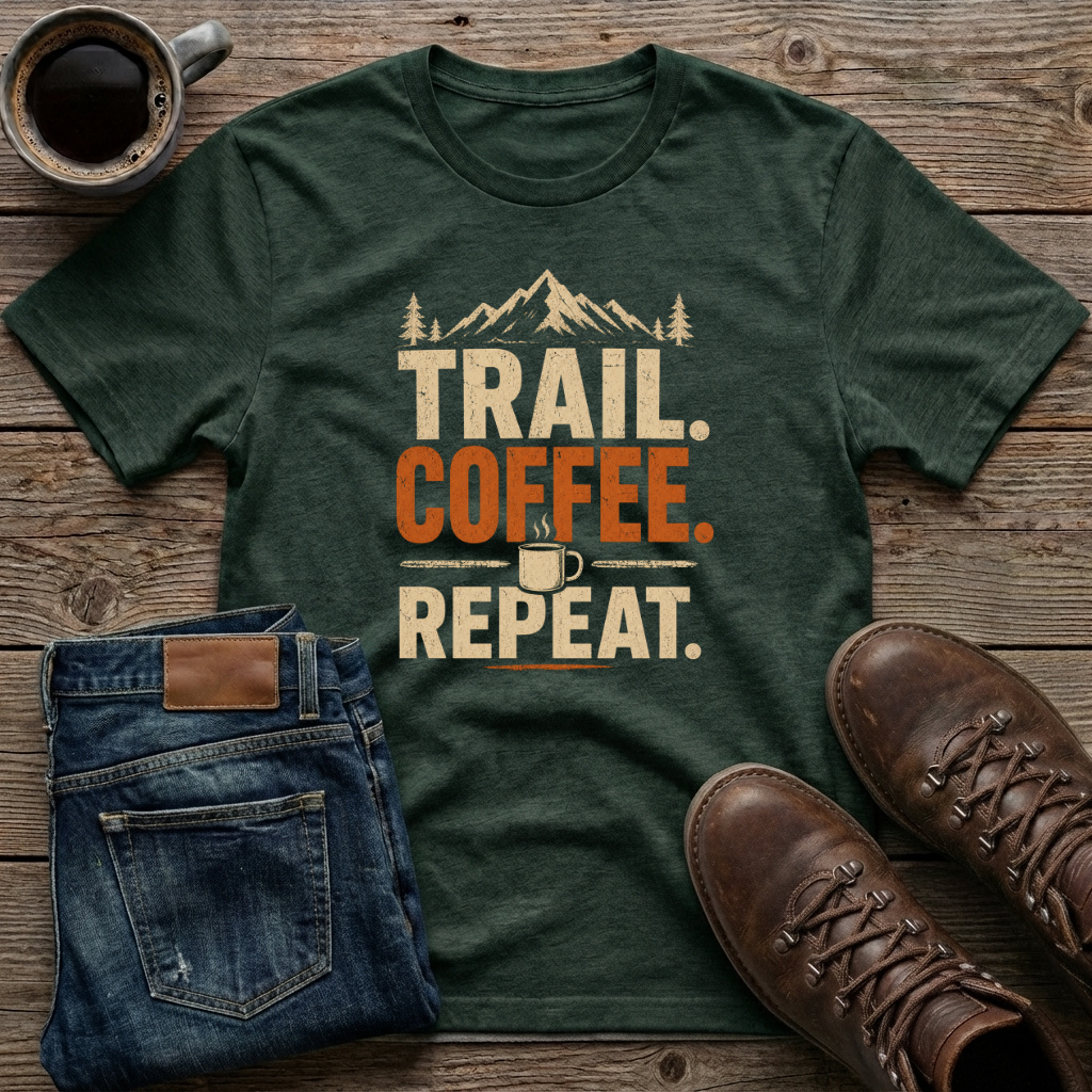 Trail Coffee Repeat T-Shirt