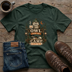 Owl Stay Up For Camp Coffee 2 T-Shirt