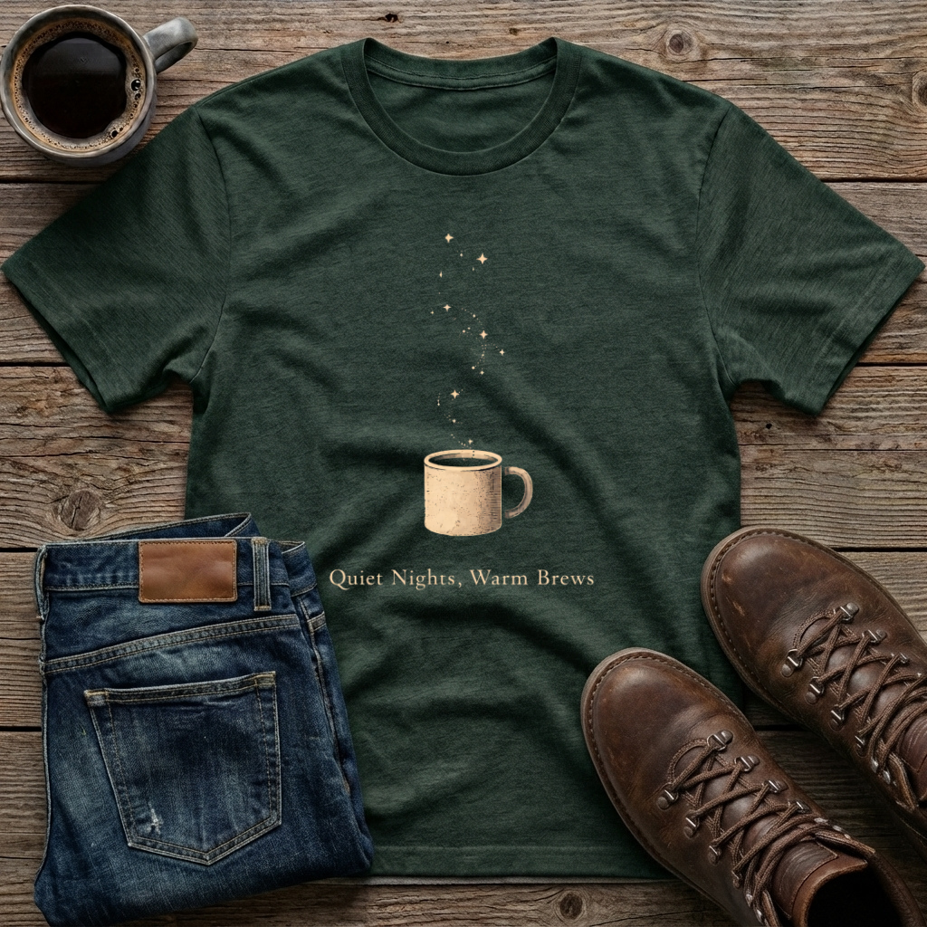 Quiet Nights Warm Brews T-Shirt
