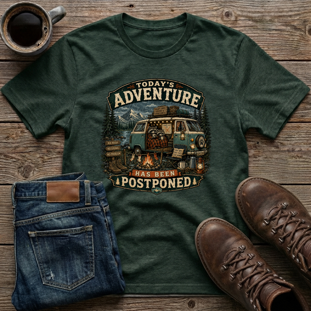Today's Adventure Has Been Postponed T-Shirt