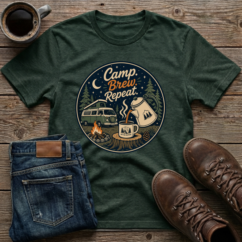 Camp Brew Repeat T-Shirt