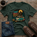 Camp Coffee Repeat 3 T-Shirt
