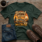 Brewed For The Road Miles & Mornings T-Shirt