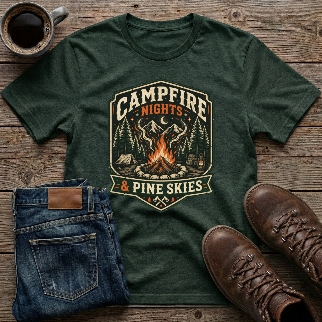 Campfire Nights & Pine Skies T-Shirt