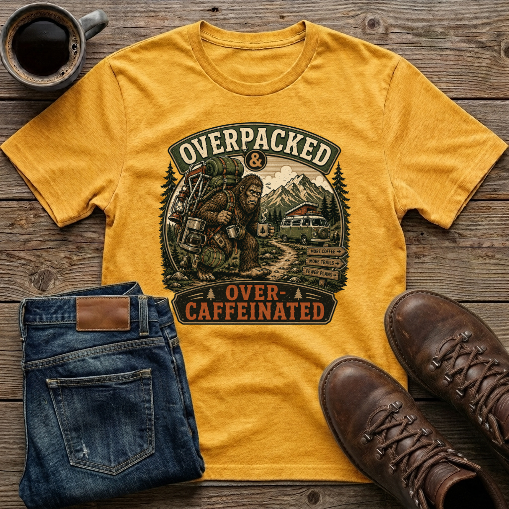 Overpacked Over-Caffeinated T-Shirt