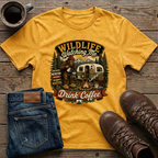 Wildlife Watching Me Drink Coffee T-Shirt