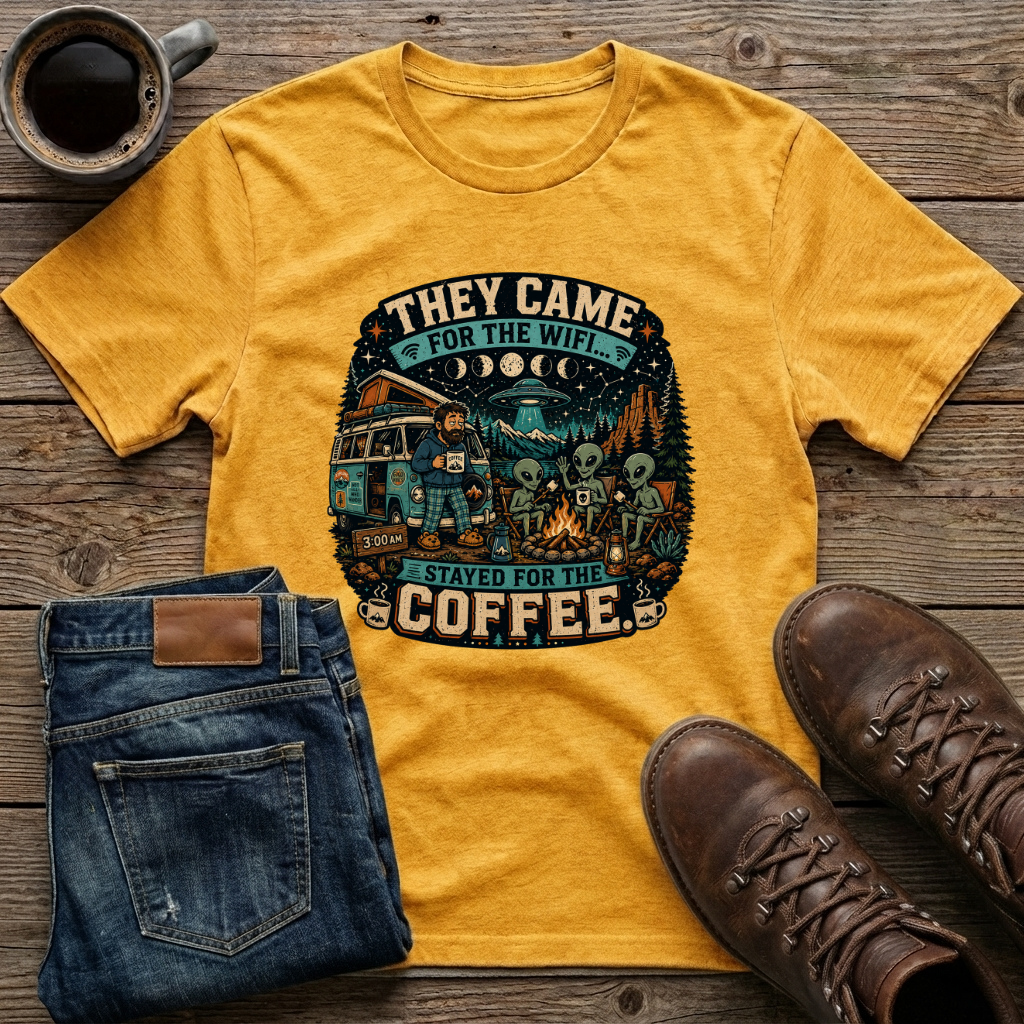 They Came For The Wifi T-Shirt