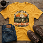 Fueled by Campfires & Caffeine T-Shirt