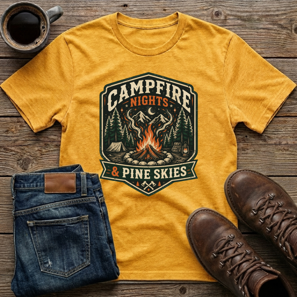 Campfire Nights & Pine Skies T-Shirt