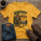 Bigfoot Needs Coffee Too T-Shirt